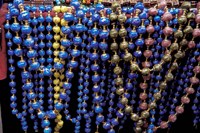 Colorful Beads For Sale in Khan al-Khalili Bazaar, Cairo, Egypt Fine Art Print