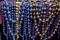 Colorful Beads For Sale in Khan al-Khalili Bazaar, Cairo, Egypt Fine Art Print