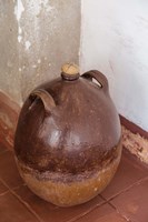 Africa, Mozambique, Island. Earthenware pot at Governors Palace. Fine Art Print