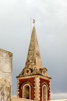 Africa, Mozambique, Island. Steeple at the Governors Palace chapel. Fine Art Print