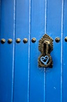 Blue Door of Kasbah of Oudaya, UNESCO World Heritage Site, Rabat, Morocco, Africa Fine Art Print