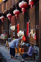 Chengqi Tulou in Gaobei Tulou Cluster, UNESCO World Heritage site, Yongding, Fujian, China Fine Art Print