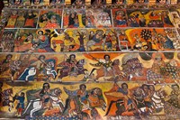 Debre Berhan Selassie church in Gonder, Ethiopia Fine Art Print