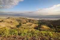Dry farming on terraces, Konso, Rift valley, Ethiopia, Africa Fine Art Print