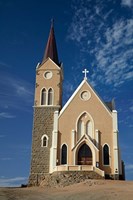 Felsenkirche (Rock Church), Diamond Hill, Luderitz, Southern Namibia Fine Art Print
