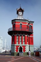 Historic Clock Tower, V and A Waterfront, Cape Town, South Africa Fine Art Print