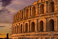 Famous El Jem Roman Amphitheater, El Jem, Tunisia, Africa Fine Art Print