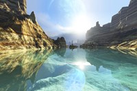 Alien Planet Over a River Fine Art Print