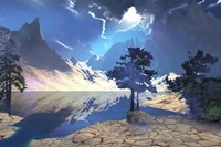 Sunrays shine down on this beautiful valley Fine Art Print