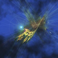 Cosmic image of our vast universe Fine Art Print