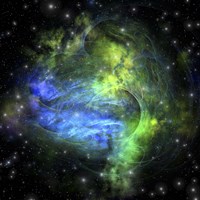 Gaseous dense clouds form new stars in the cosmos by Corey Ford - various sizes