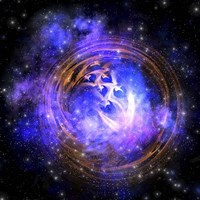 Leftover remnants from a supernova explosion Fine Art Print