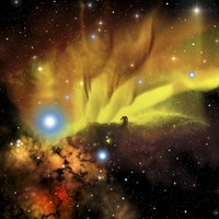 Illustration of the Horsehead Nebula Fine Art Print