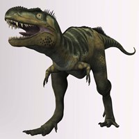 Bistahieversor sealeyi dinosaur of the Cretaceous Period Fine Art Print