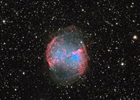 M27 the Dumbbell nebula Fine Art Print