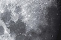 Close up view of the Moon Fine Art Print