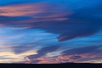 Blue Desert clouds, sunset, MOROCCO Fine Art Print