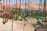 Moroccan Souvenir Jewelry, Ait Benhaddou, South of the High Atlas, Morocco Fine Art Print