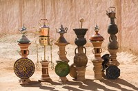 Moroccan vases, Todra Gorge Area, Tinerhir, Morocco Fine Art Print
