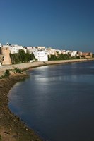 MOROCCO, AZEMMOUR: View from Um, er, Rbia River Fine Art Print