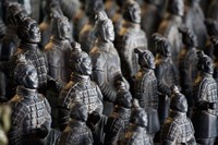 Imperial terra cotta warriors in battle formation Fine Art Print