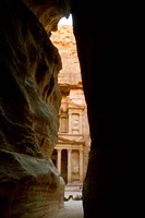 Jordan, Petra, Jordan's Treasury, Ancient Architecture Fine Art Print