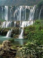 Jiulong Waterfall, Qujing, Luoping County, Yunnan Province, China Fine Art Print