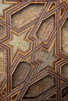 Intricate Ceiling Design, Morocco Fine Art Print