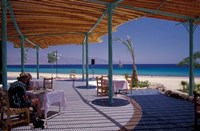 Hotel Coral Hilton Restaurant on the Red Sea, Egypt Fine Art Print