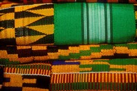 Kente Cloth, Artist Alliance Gallery, Accra, Ghana Fine Art Print