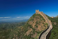 Landscape of Great Wall, Jinshanling, China Fine Art Print