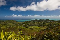 Mauritius, Mt Lubin, View from Mt Limon Fine Art Print