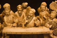 Jade carving at Suzhou Museum, Suzhou, Jiangsu, China Fine Art Print