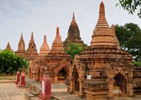 Myanmar (Burma), Bagan (Pagan), Bagan temples Fine Art Print