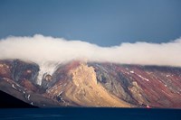 Mountainous Deception Island, Antarctica Fine Art Print