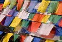 Prayer Flags at Dochu La, Bhutan Fine Art Print