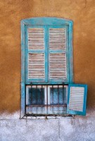 Nubian Window in a Village Across the Nile from Luxor, Egypt Fine Art Print