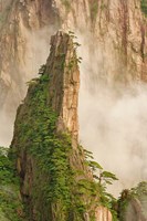 Peak in Grand Canyon in West Sea, Mt. Huang Shan, China Fine Art Print