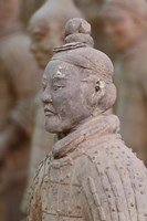 Close up of Qin Terra Cotta Warriors, Xian, China Fine Art Print