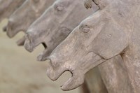 Qin Terra Cotta Warriors and Horses, Xian, Shaanxi, China Fine Art Print
