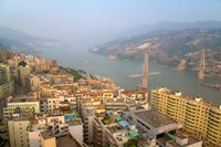 Qutang Gorge From  Daixi Village, Three Gorges, Yangtze River, China Fine Art Print