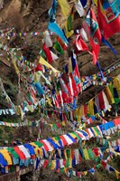 Prayer Flags, Thimphu, Bhutan Fine Art Print