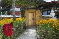 Residential House, Bumthang, Bhutan Fine Art Print
