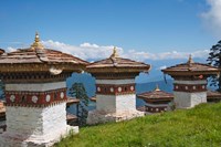 Sindokha Dzong, Dochu La Pass, Thimphu and Punakha, Bhutan Fine Art Print