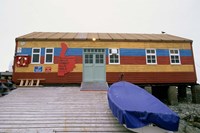 Science Base at Ukraine Outpost 'Akademic Vernadky', Antarctic Peninsula Fine Art Print