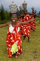 Hutu Tribe Women Dancers, Rwanda Fine Art Print