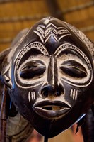 South Africa, Durban, Zulu tribe mask Fine Art Print