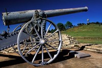 South Africa, Mpumalanga, Cannon from Anglo Boer War Fine Art Print