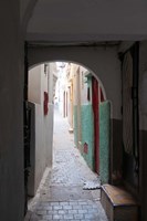 Street in the Kasbah, Tangier, Morocco Fine Art Print