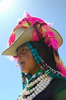 Tibetan Girl, Tibet, China Fine Art Print